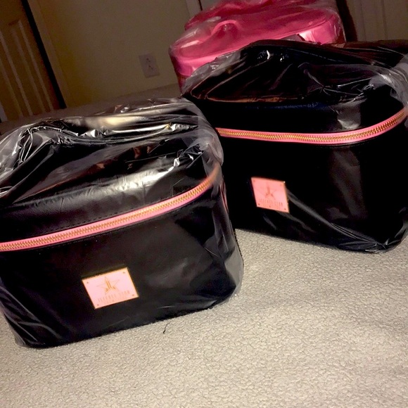 🎄XMAS IN AUG BLOWOUT🎄 🆕✨DISCONTINUED✨ BLACK Travel Makeup Bag - Picture 3 of 3